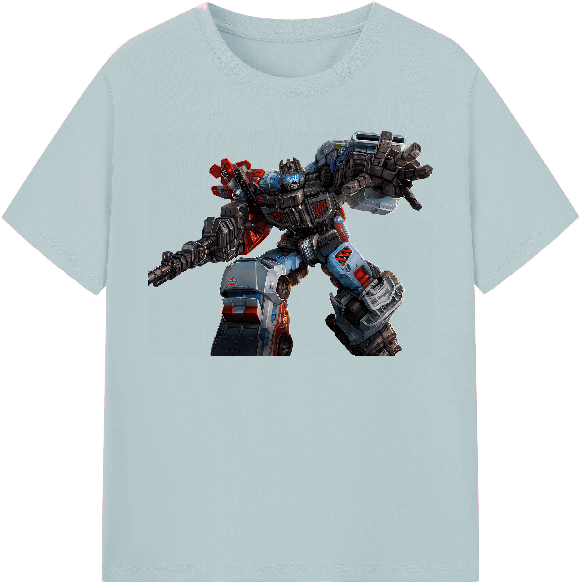 （画像用） Transformers トランスフォーマー 綿100％半袖Tシャツ（フロントプリント）